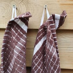 Viskestykke Frott Brun