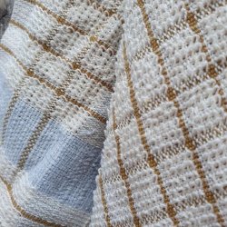 Viskestykke Frott� Beige med Khaki Lys Bl�