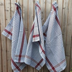 Viskestykke Frott� Bordeaux-Bl�