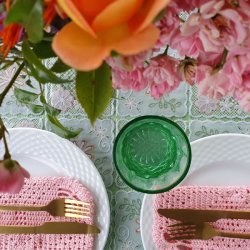 et smukt romantisk bord til dine g�ster