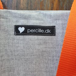 Taske Georg Orange/Gr til Elcykelbatteri 