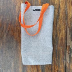 Taske Georg Orange/Gr til Elcykelbatteri 