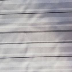 Rund tekstildug med Elastik Gr� Stribella �139 cm