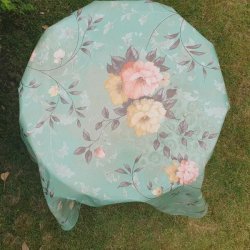 Rund voksdug 140 cm Grn Gunhilde