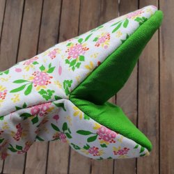Grillhandsker Gr�nne Blomster