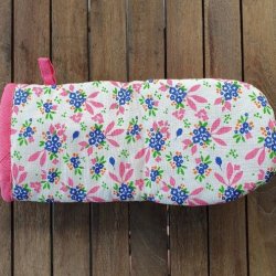 Grillhandsker Pink Blomster