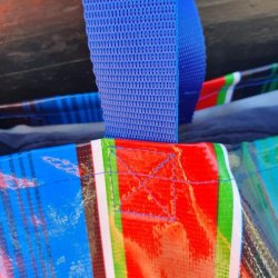 Taske Oliver Mexico Stribet Voksdug