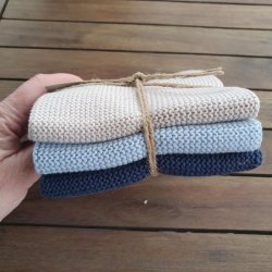 �kologiske havbl� nuancer i de smukke karklude