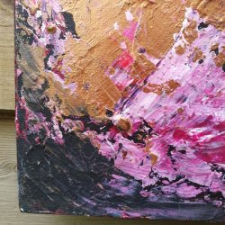 Omfavnelse Maleri 20 x 40 cm