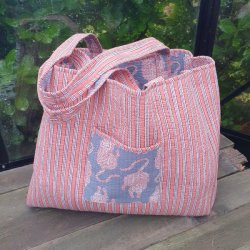 smart vendbar taske i quilt