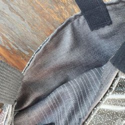 indvendig stof i den smukke elcykelbatterittaske