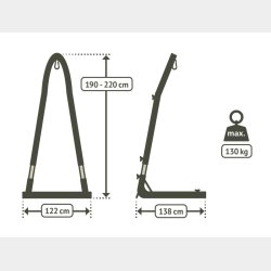 Amura Anthracite Hngestolestativ