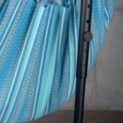 Fiji Anthracite H�ngestolestativ S�t med Cumbia �kologisk Medium H�ngestol Azure