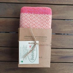 Jaquard Strikket �kologisk H�ndkl�de Flamingo