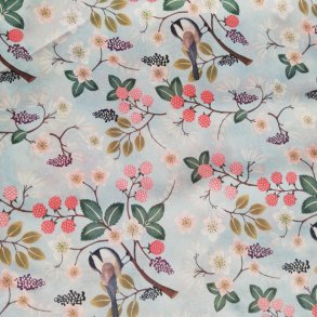 Rund tekstildug med Elastik Japansk Pastel �138 cm