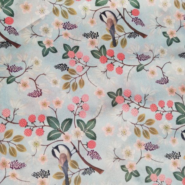 Rund tekstildug med Elastik Japansk Pastel �138 cm