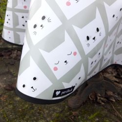 Rund voksdug 140 cm Katte