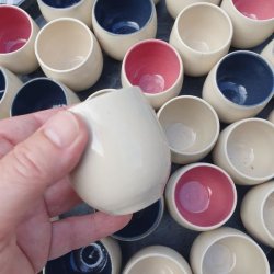 Sm keramikkrus til snaps, g, slik, salt