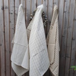 Viskestykke Mix Beige Khaki Ternet