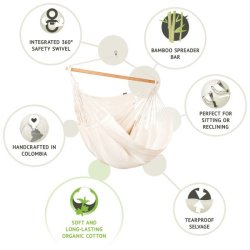 Habana kologisk Kingsize Hngestol Latte