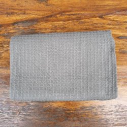 Vaffelvvet Koksgrt Viskestykke Charcoal Gray