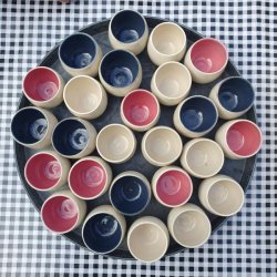 Sm keramikkrus til snaps, g, slik, salt