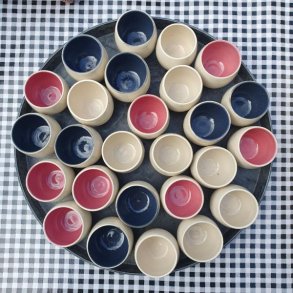 Sm keramikkrus til snaps, g, slik, salt