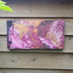 Omfavnelse Maleri 20 x 40 cm