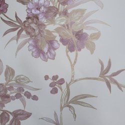 Rund voksdug med elastik 60 cm Outlet Lilla Blomst