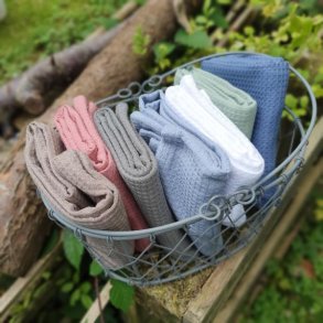 Oval tr�dkurv i zink - lille