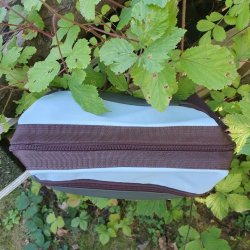 Toilettaske LysBl� Gr�n - Au Maison