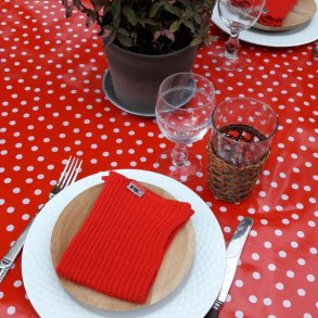 Special Ordre Rd med Prikker