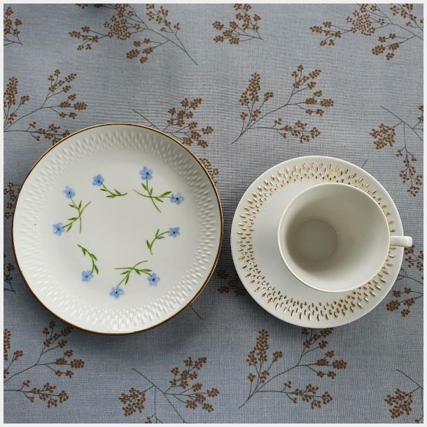 Au Maison Voksdug Alberte Light Blue Hazel 140 cm