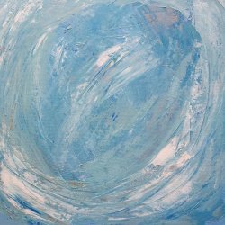 Blue Sky Maleri 40 x 40 cm