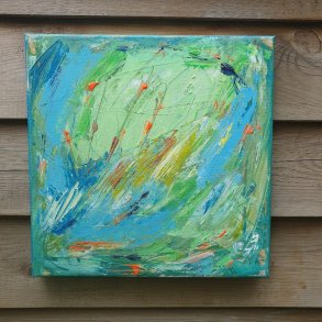 Maleri Naranjes 30 x 30 cm