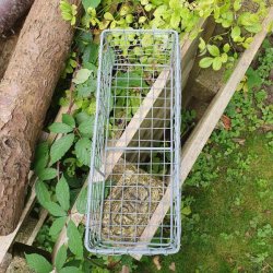 Firkantet trdkurv i zink - mellem