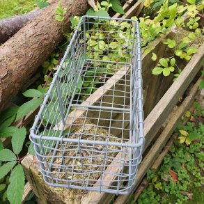 Firkantet trdkurv i zink - mellem