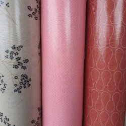 Rund voksdug 140 cm Odine Stvet Rosa Au Maison