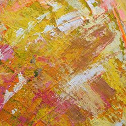 Maleri Solopgang 80 x 40 cm