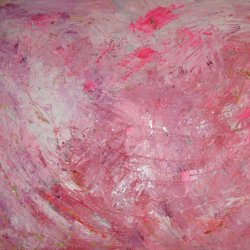 Ny Pink Energi Maleri 60 x 80 cm