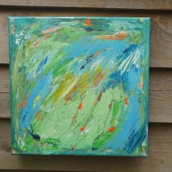 Maleri Naranjes 30 x 30 cm