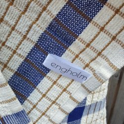 Viskestykke Frott� Beige med Khaki og Bl�