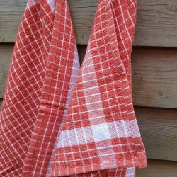 rust orange frotte viskestykker