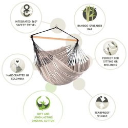 Habana kologisk Medium Hngestol Zebra 