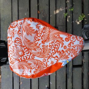 Cykelsadelovertrk Margit Orange Mix