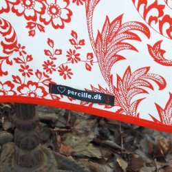 Rund voksdug 120 cm Paraiso Red