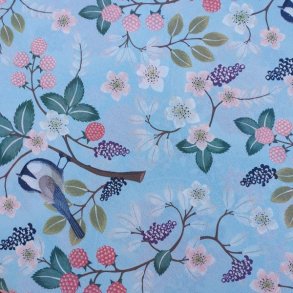 Tekstildug Japansk Blomster Pastel