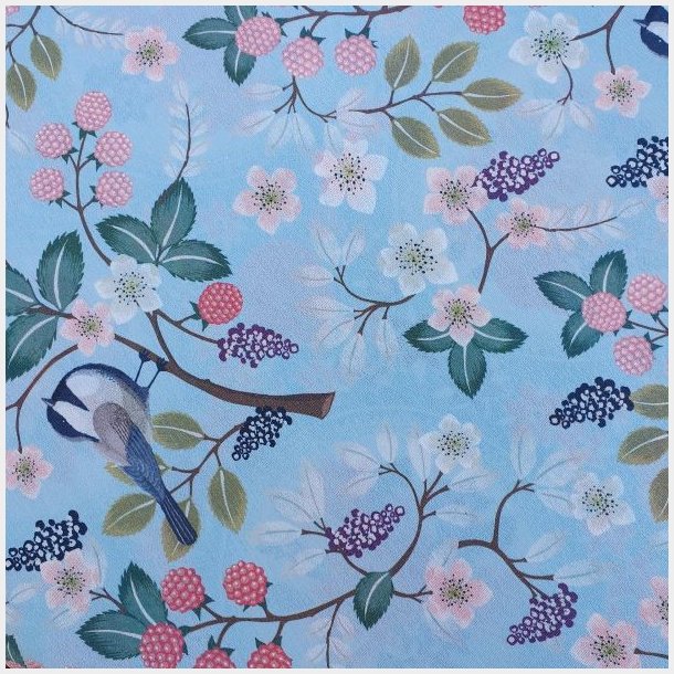 Tekstildug Japansk Blomster Pastel