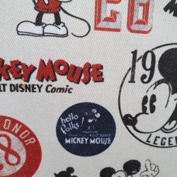 Brneforklde Tekstildug Retro Mickey 