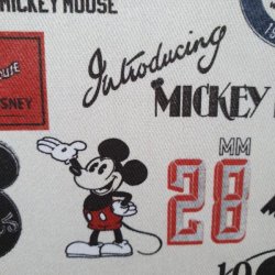 Brneforklde Tekstildug Retro Mickey 